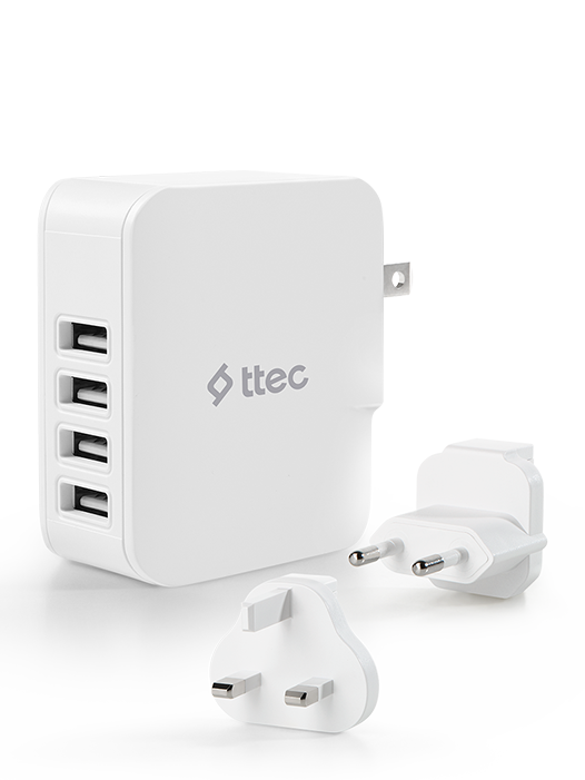 Încărcător Travel TTEC Quattro 
