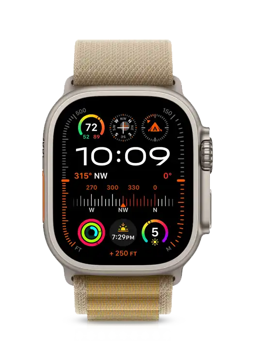 Ceas inteligent Apple Watch Ultra 2 2024, Tan Alpine S