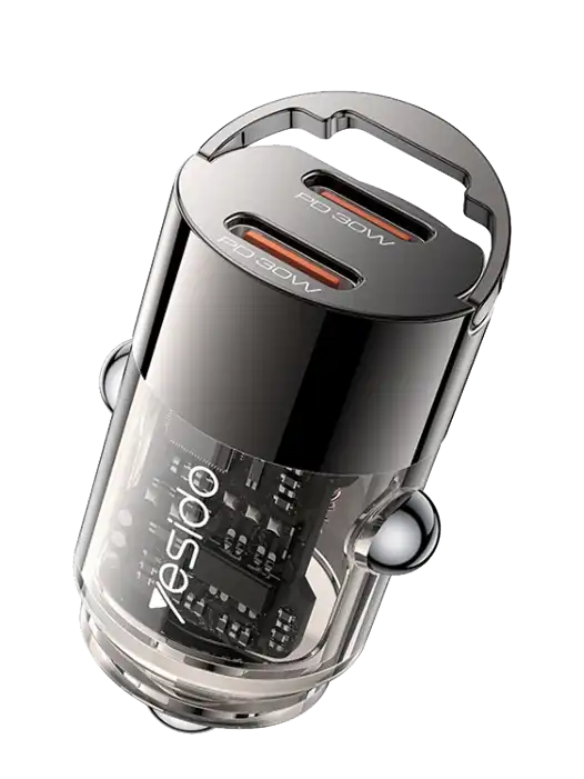 Încărcător auto Yesido Y68 Dual USBC 30W