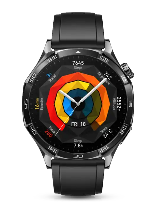 Ceas inteligent HUAWEI Watch GT 5 46mm Black Fluoroelastomer