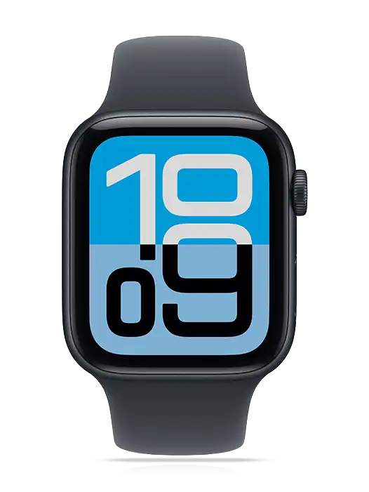 Ceas inteligent Apple Watch SE 3, 44mm, Midnight Sport Band S/M